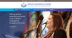 Desktop Screenshot of accantors.org